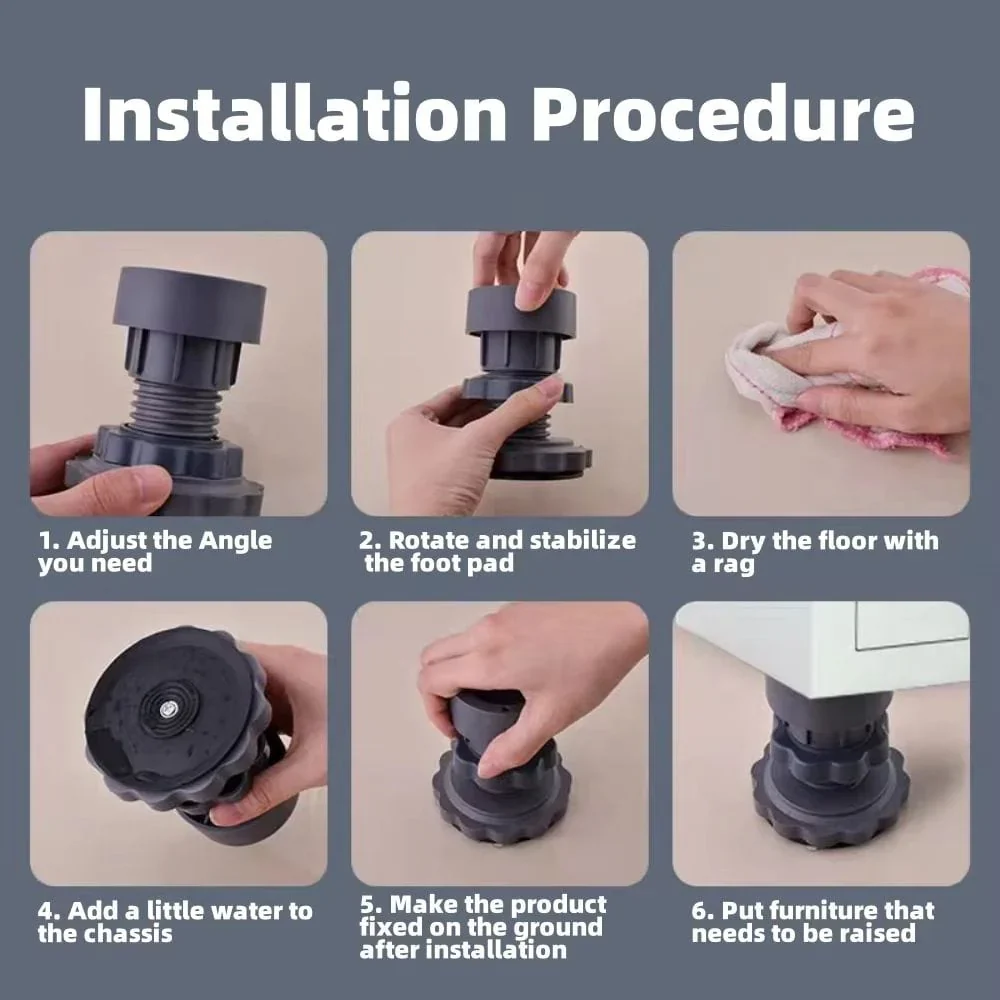 Washing Machine Vibration Pads (4 Pcs Set)