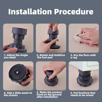 Washing Machine Vibration Pads (4 Pcs Set)